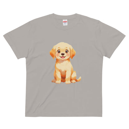 ハイクオリティーTシャツ　犬 黒　ネイビー　赤　ブルー　グレー　ベージュ　白 - ルクス・シャル　Luxe Char