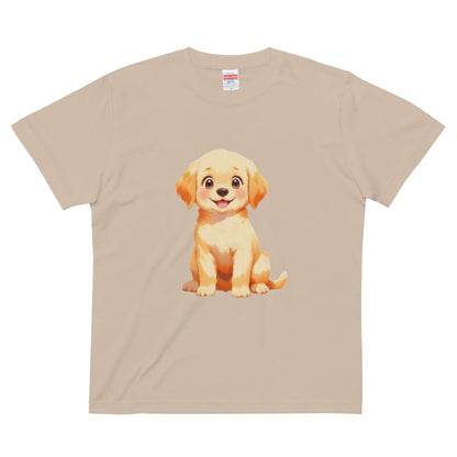 ハイクオリティーTシャツ　犬 黒　ネイビー　赤　ブルー　グレー　ベージュ　白 - ルクス・シャル　Luxe Char