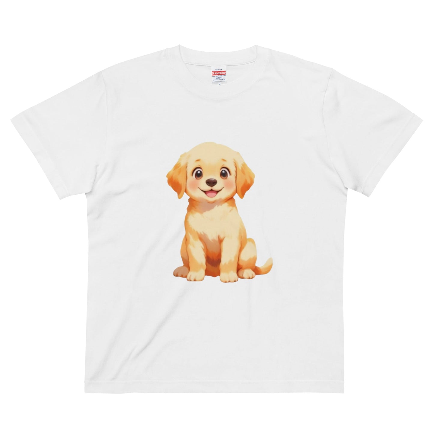 ハイクオリティーTシャツ　犬 黒　ネイビー　赤　ブルー　グレー　ベージュ　白 - ルクス・シャル　Luxe Char