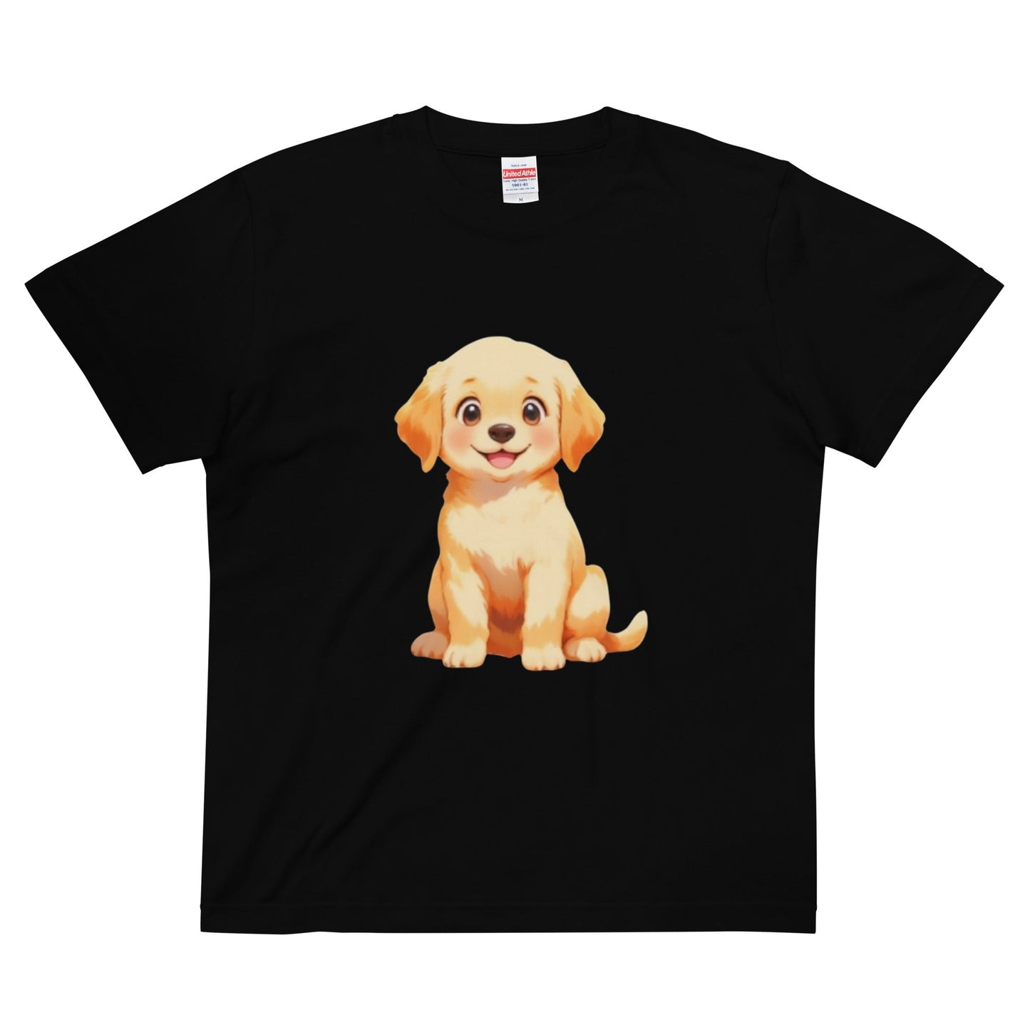 ハイクオリティーTシャツ　犬 黒　ネイビー　赤　ブルー　グレー　ベージュ　白 - ルクス・シャル　Luxe Char