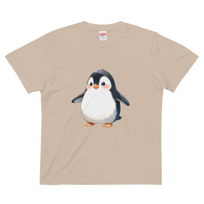 ハイクオリティーTシャツ　ペンギン　 黒　ネイビー　赤　ブルー　グレー　ベージュ　白 - ルクス・シャル　Luxe Char