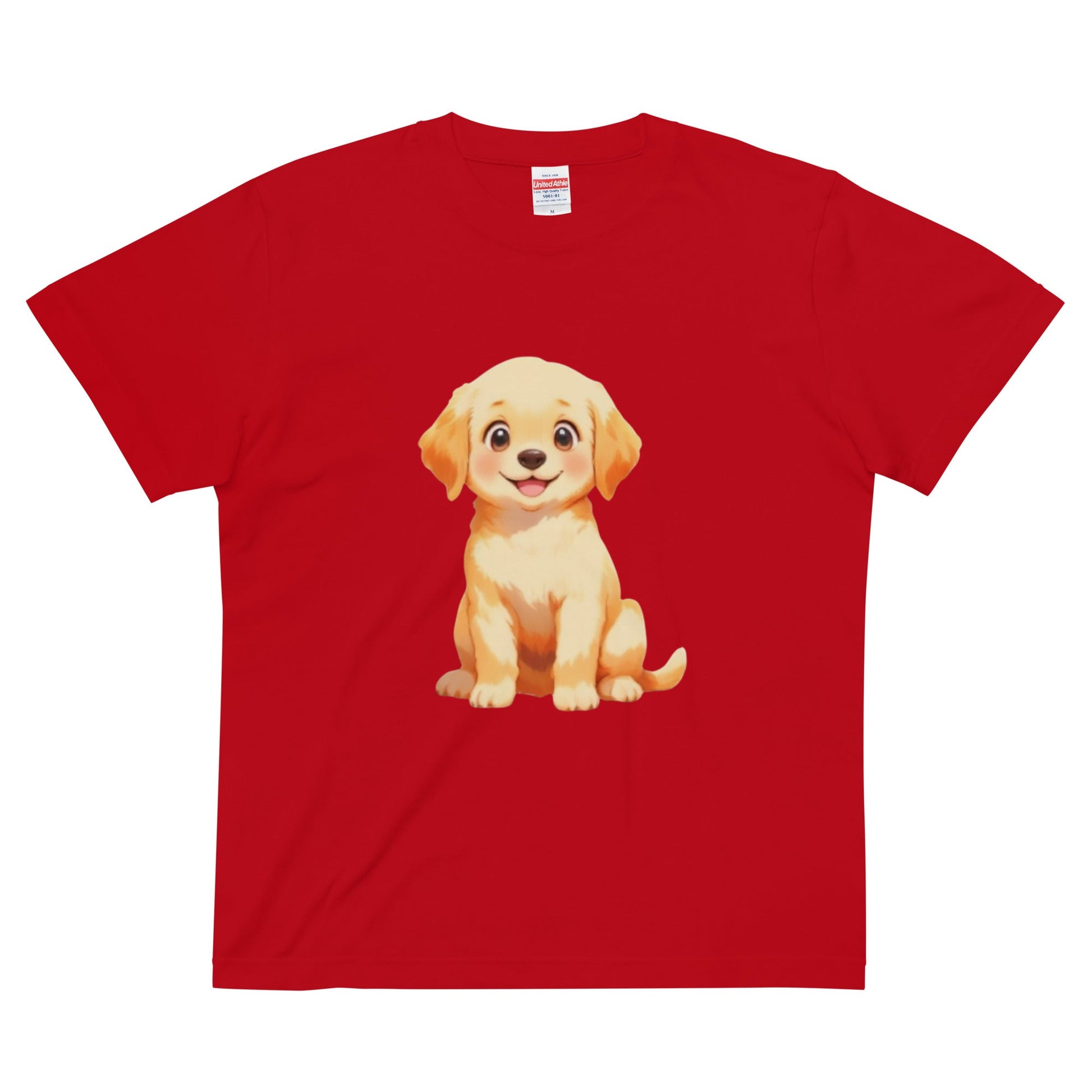 ハイクオリティーTシャツ　犬 黒　ネイビー　赤　ブルー　グレー　ベージュ　白 - ルクス・シャル　Luxe Char