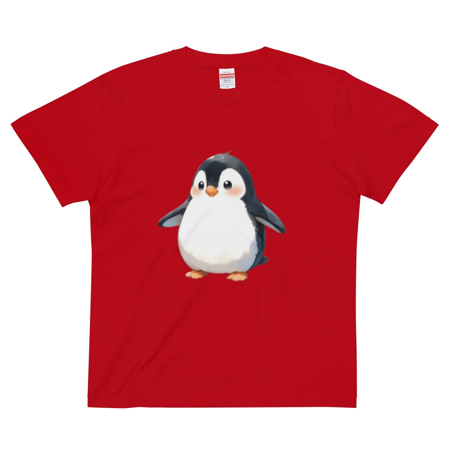 ハイクオリティーTシャツ　ペンギン　 黒　ネイビー　赤　ブルー　グレー　ベージュ　白 - ルクス・シャル　Luxe Char